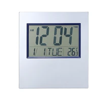 new electronic lcd digital clock alarm temperature date time display timer clock home office desk wall hanging decoration
