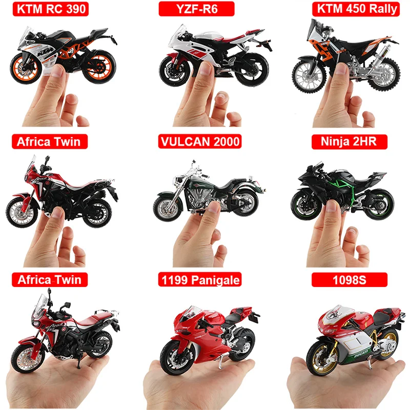 Модель мотоцикла Maisto 1:18 из сплава игрушка для внедорожного модель африканского