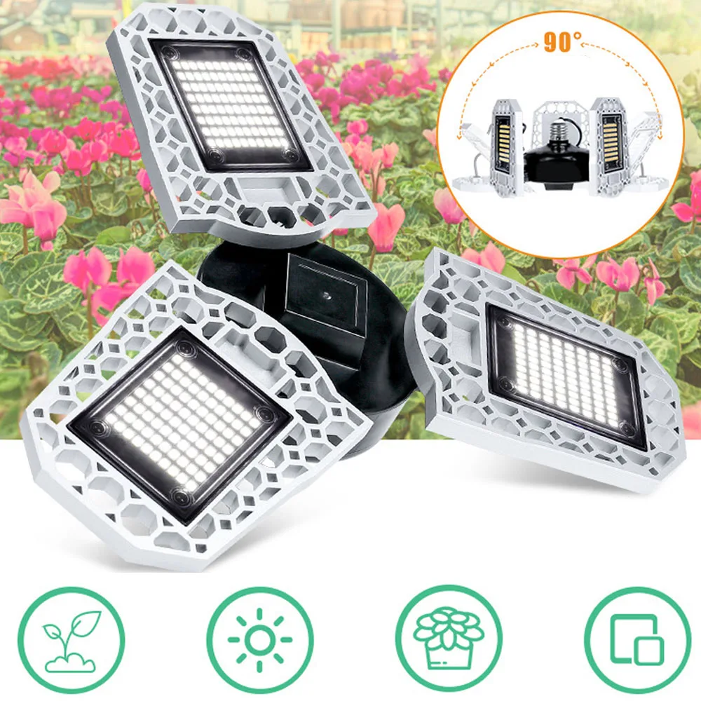 450W светодиодный Grow светильник E26 E27 Фито лампа Sunlike полный спектр гидропоническая