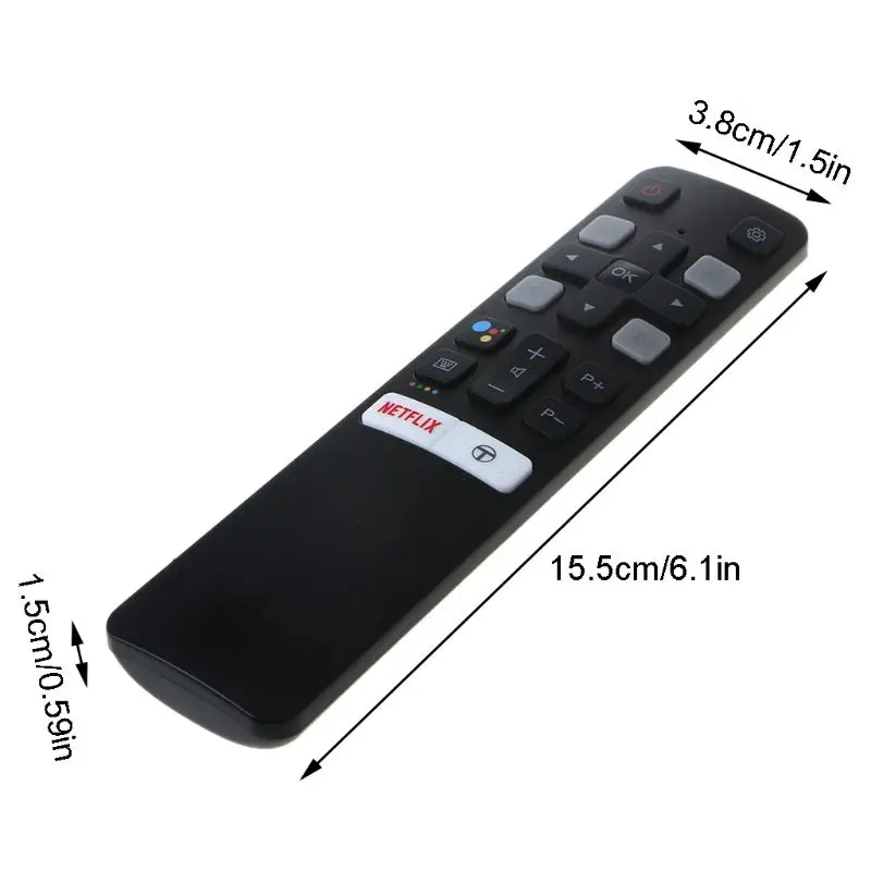 

Voice Remote Control Controller RC802V FMR1 for TCL TV 65P8S 49S6800FS 49S6510FS