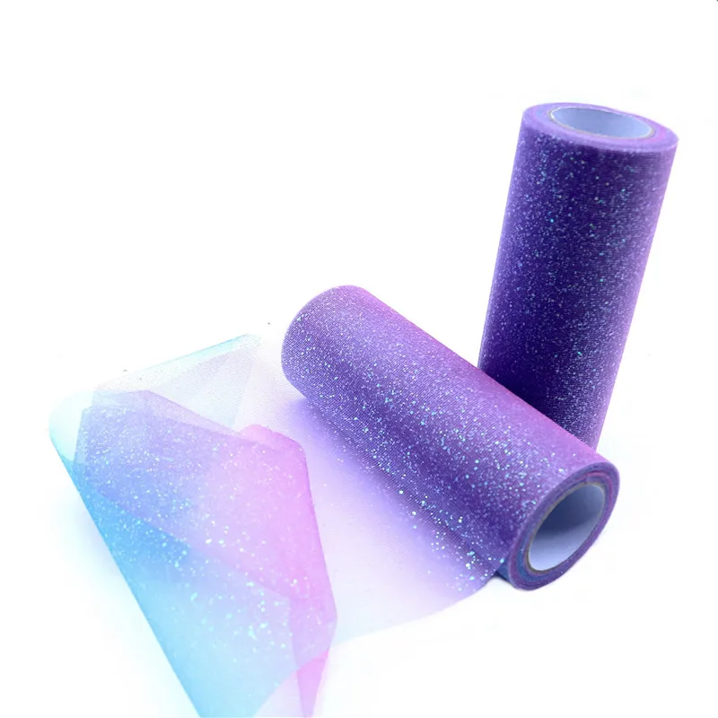 Радужные Блестки 10 ярдов Тюлевая ткань сделай сам юбка пачка для будущей мамы