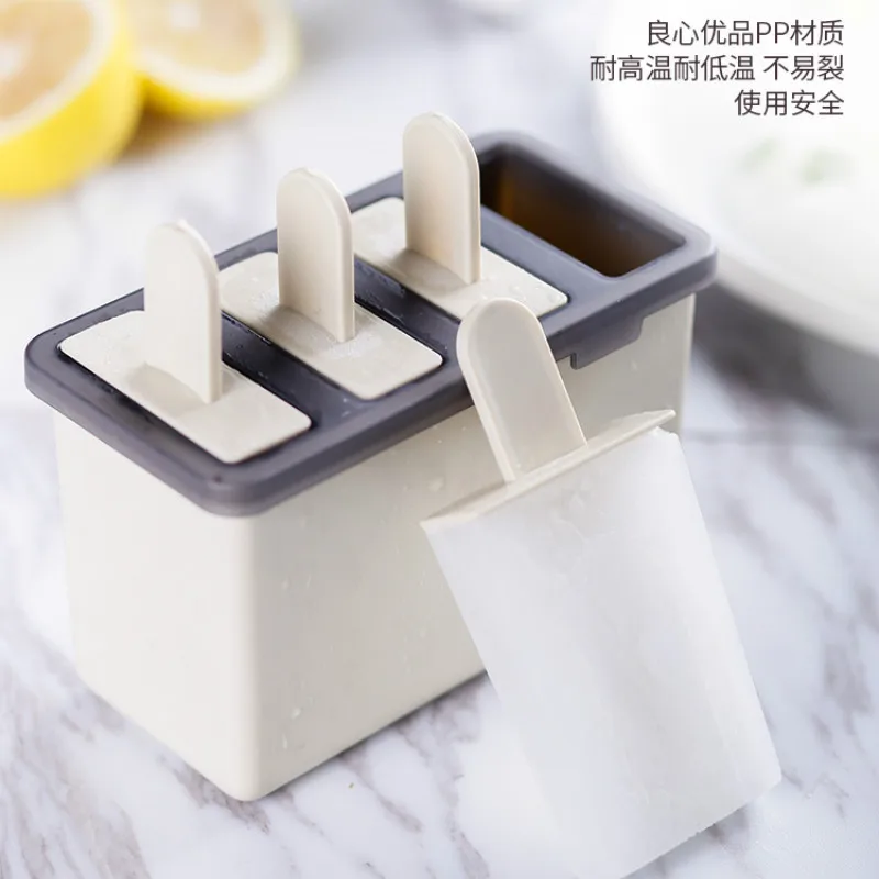 4 ячейки DIY Форма Для Мороженого Эскимо формы десерт многоразовая форма