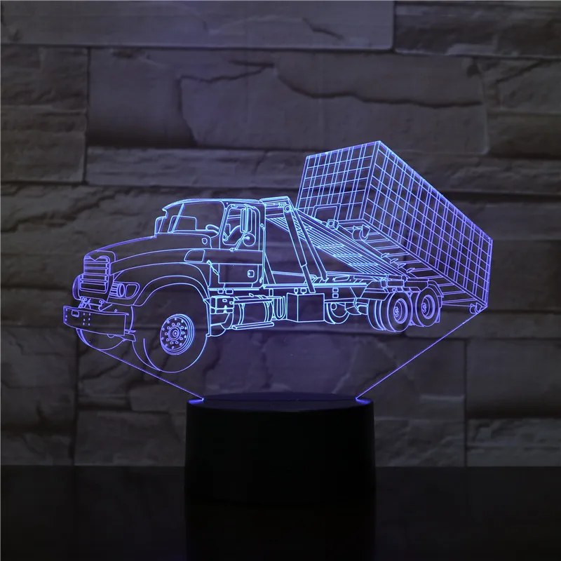 3d-лампа для грузовика персонализированное украшение внутреннего освесветильник