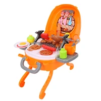 kid kitchen toy set rotisserie grill shop barbecue food play house toys pretend play party bbq game toy fun interactive game