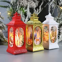 christmas led light candle lantern candle holder decor night light for window interior and theme party decor