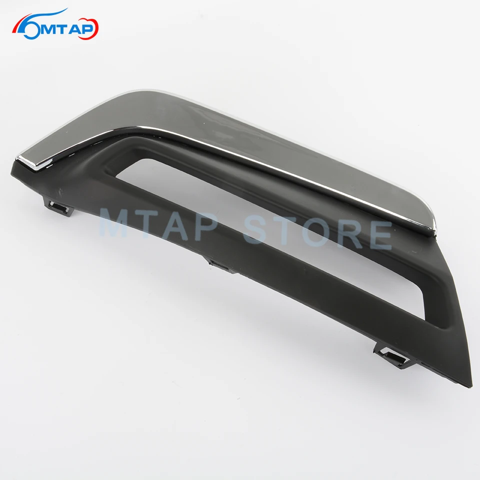 MTAP серебристый хромированный передний бампер противотуманная фара крышка