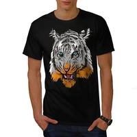 tiger head eye animal mens t shirt graphic design printed tee