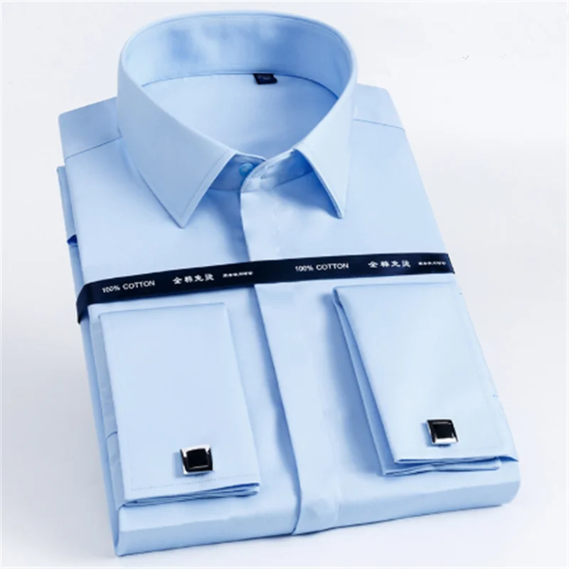 

Men's Cotton Business Long Sleeve Shirt Blusas Blouse Camisa Masculina Bluzki Bluzka Koszula Camisa Social Chemise Longue Summer