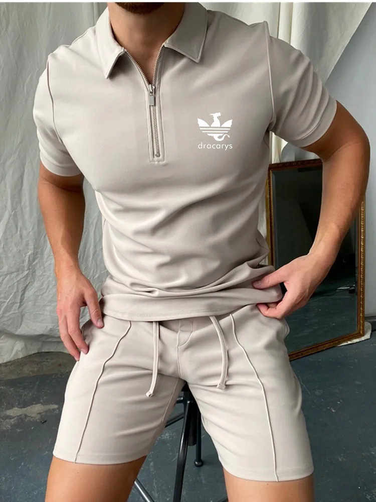 Мужская рубашка-поло в стиле пэчворк 2021 летние модели топов Повседневная с