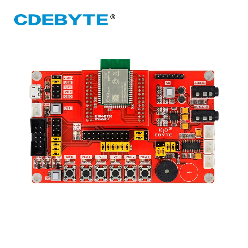E104 BT30 TB USB интерфейс Bluetooth аудио передача BLE 4 2 EDR RF модуль тестовая плата комплект