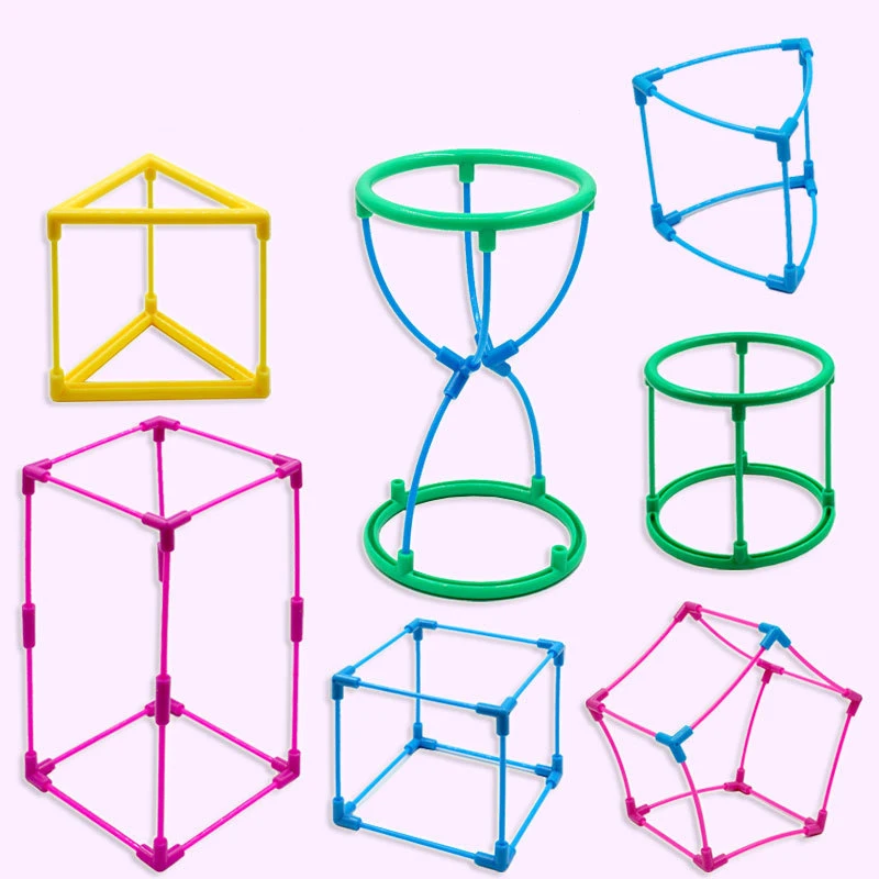 Развивающие игрушки Монтессори геометрической формы для детей креативная