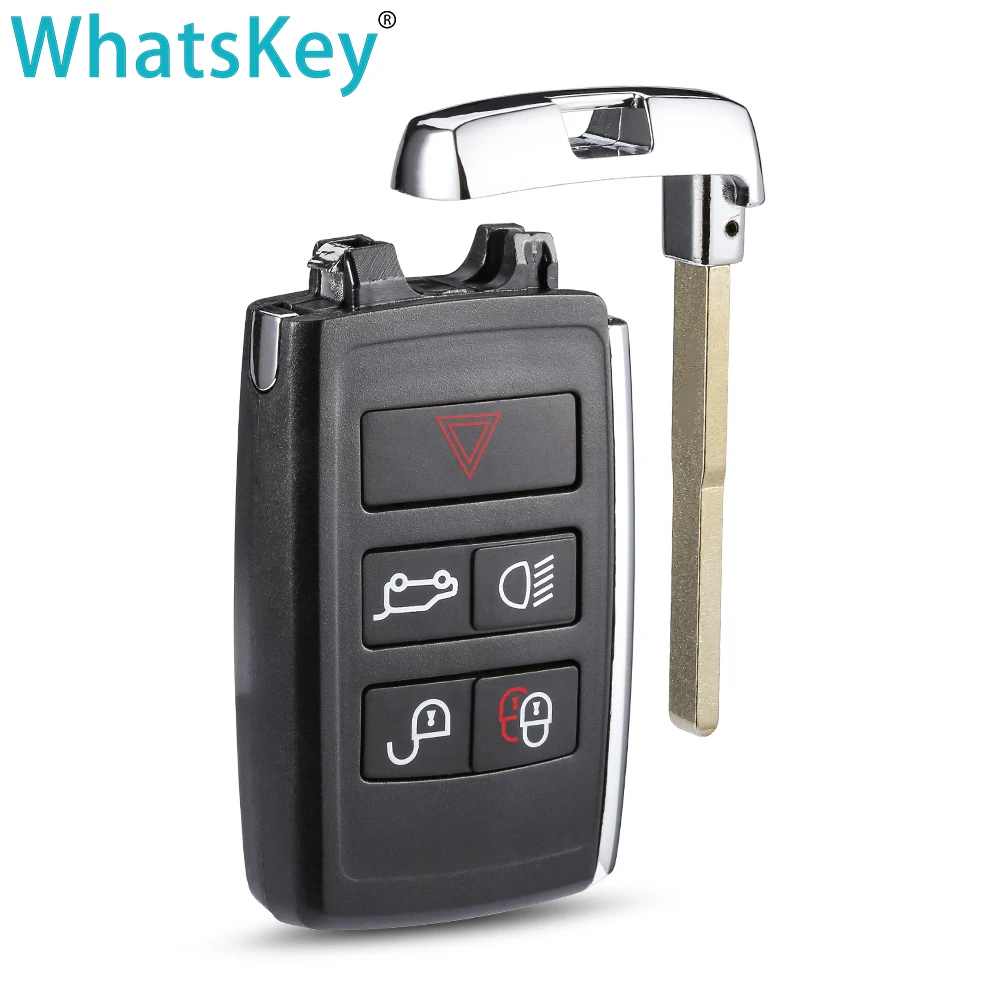 WhatsKey Modified Smart Remote Car Key Shell For Land Rover Range Sport Discovery 4 Evoque 2010-15 LR4 Jaguar XF XE XJ | Автомобили и