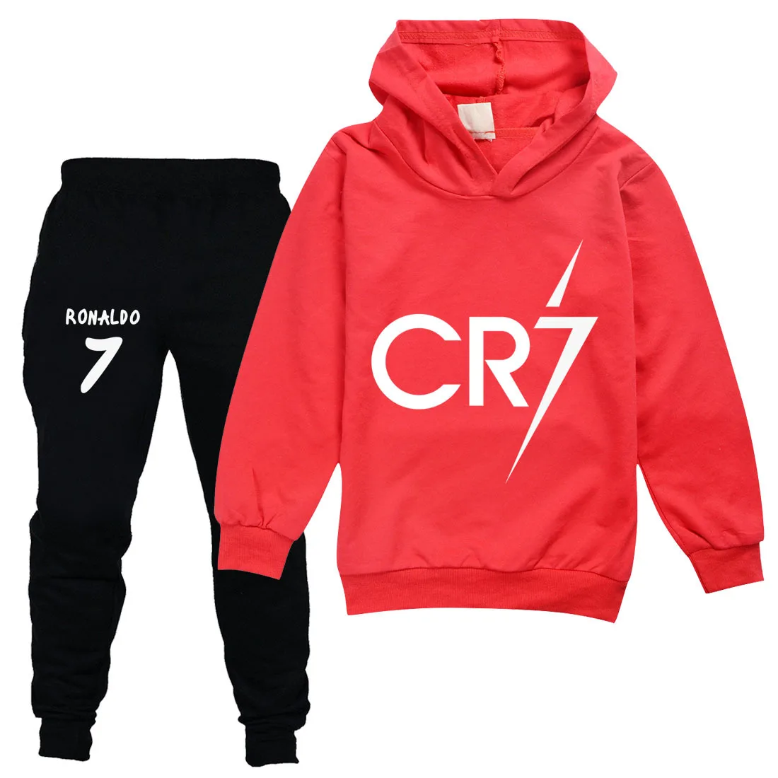 CR7 Cosplay Boys Girls Clothing Sets Spring Autumn Kids Outfits Hoodie Shirt+Pants 2Pcs Tracksuit Children Clothes Jogging Suit |