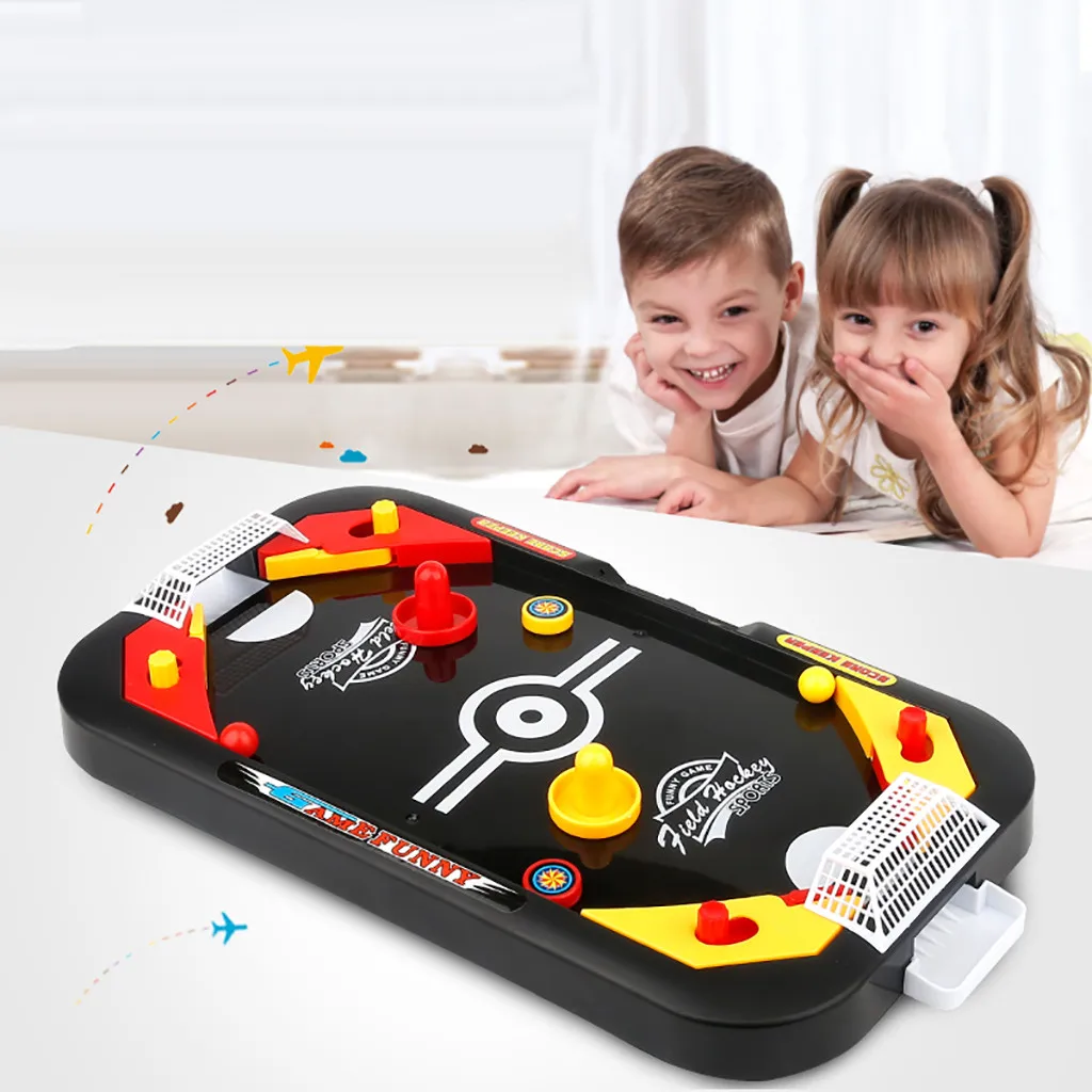 Mini Hockey Table Game For Kids Soccer Ice Desktop Interactive Toy Anti-stress Funny Gadgets Family Party Toys Children Gift | Игрушки и