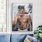 Современные картины на холсте с изображением мускулистых мужчин, красивые тату-плакаты и печать на стене, картина для гостиной, украшение для дома