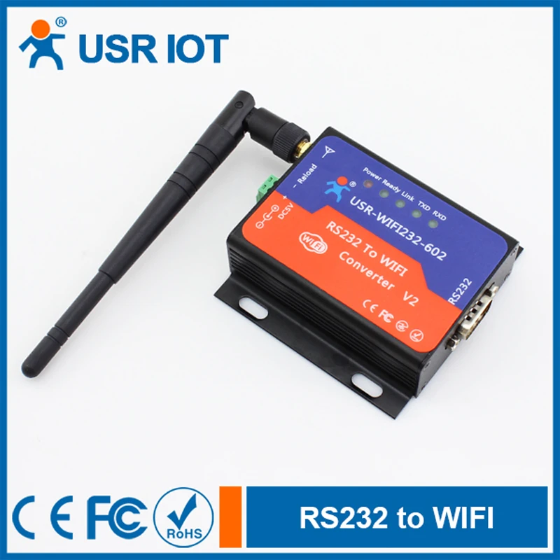 Q063 USR WIFI232 602V2 Серийный RS232 к беспроводной/WIFI 802 11 B/G/N конвертер сервера встроенный