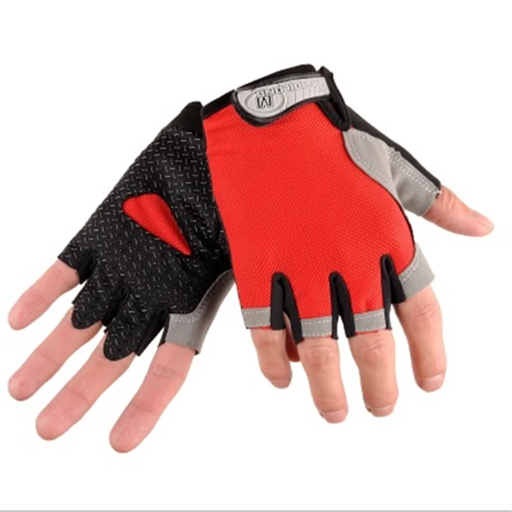 Перчатки велосипедные для мужчин и женщин противоскользящие дышащие с открытыми