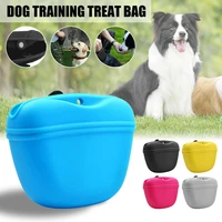 portable dog treat bag snack food bait reward pocket outdoor feed treat waist pouch for puppy dog training bag pet accessories