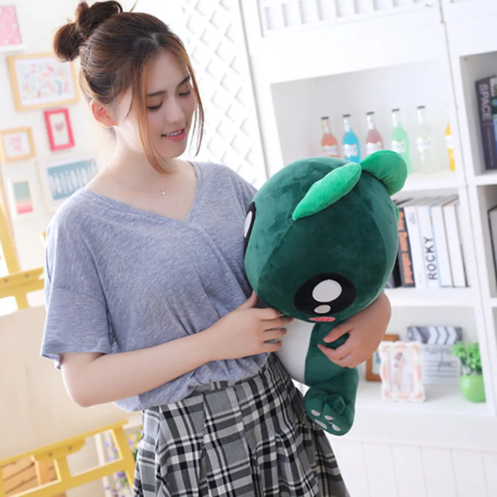 

Green Plush Dinosaur Stuffed Animal Toy Kawaii Cartoon Dinosaur Doll Children Gift 30CM Sleeping Pillow gift Children Companion