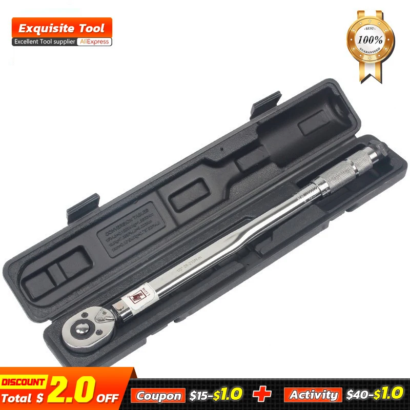 

1/4 3/8 1/2The Torque Wrench Drive 5-25 Nm Two - Way To Accurately Mechanism Wrench Hand Tool spanner torquemeter Preset ratchet