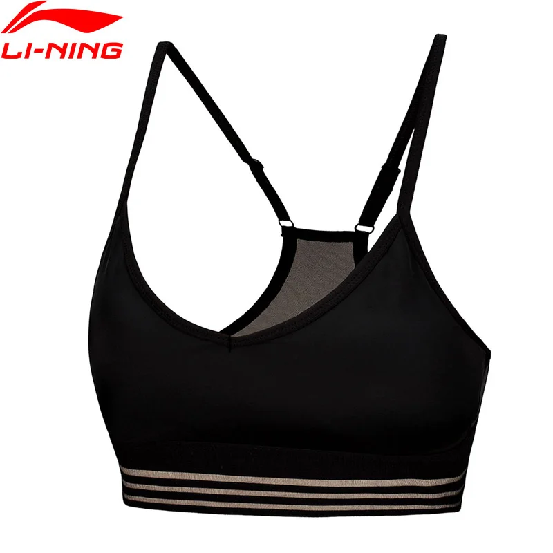 (Код Break) Li-Ning женский тренировочный бюстгальтер дышащие облегающие спортивные