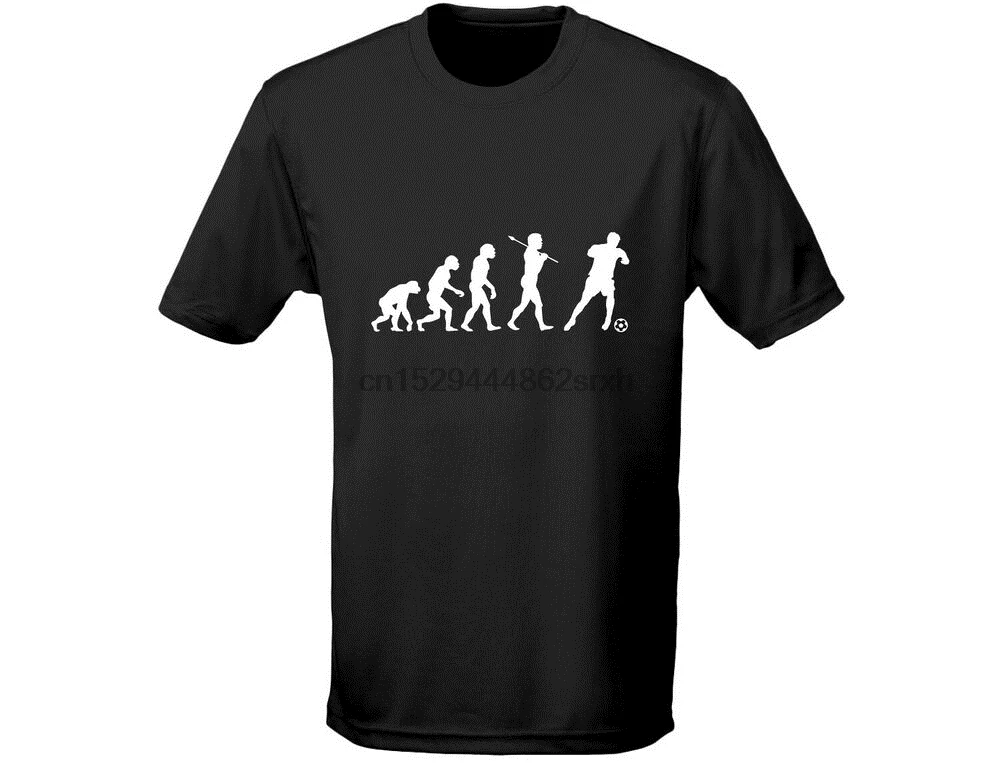 Смешная Мужская футболка премиум-класса для футбола Evo Evolution | одежда