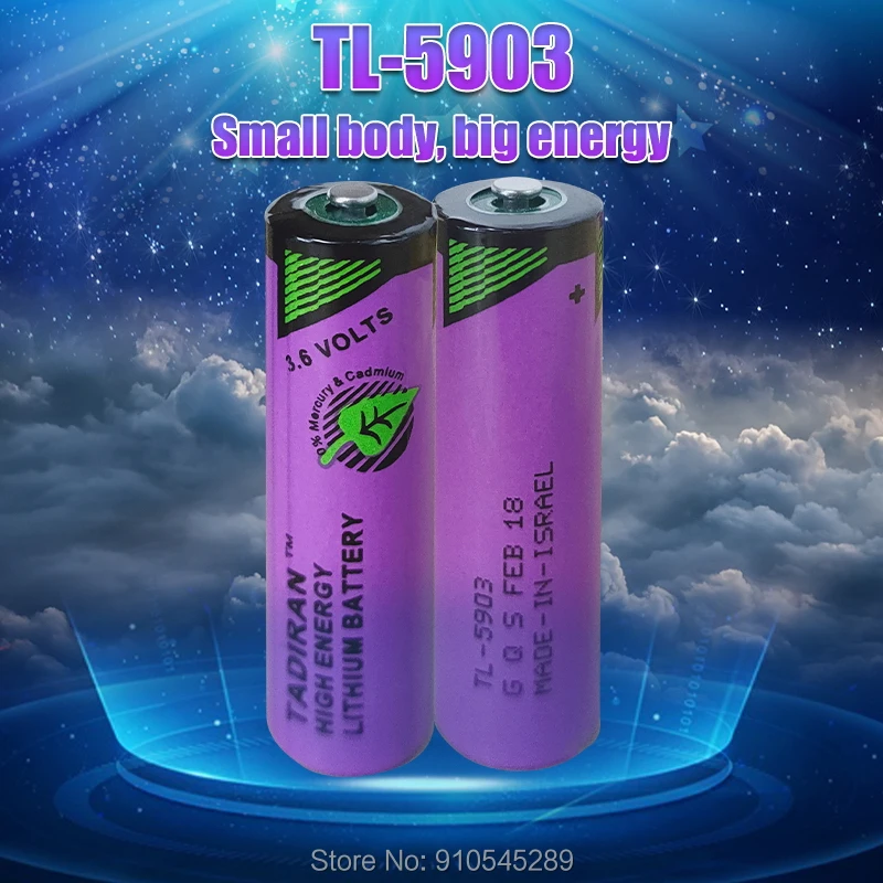 6 шт. оригинальная литиевая батарея TADIRAN TL 5903 ER14500 AA 3 V 2400mAh для оборудования PLC