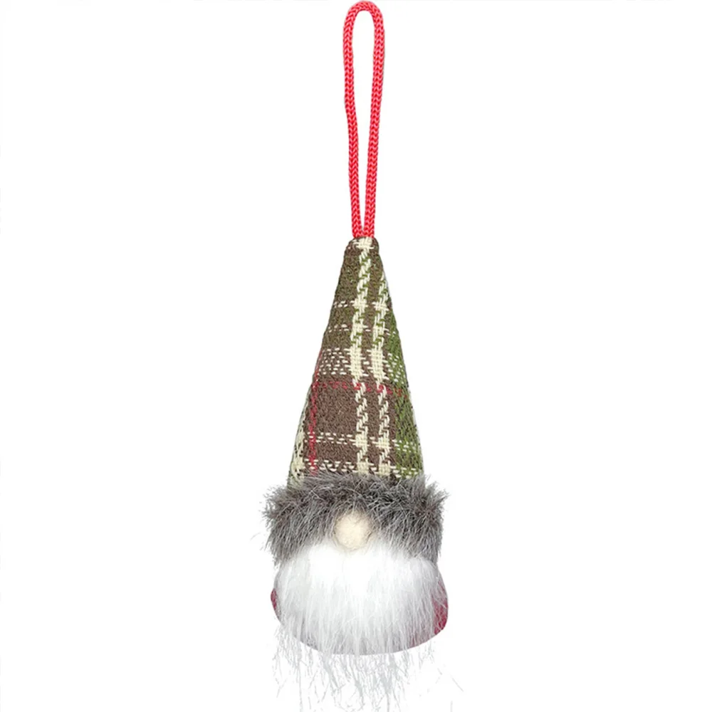 

Christmas Decor Faceless Doll Pendant Christmas Tree Home Decorations Props Fabrics Exquisite Design Old Man New 4PCS