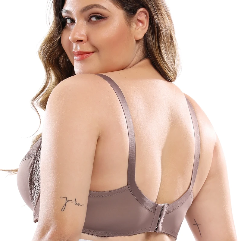 Beauwear, тонкие чашечки, бюстгальтеры для женщин, регулируемые лямки, бюстгальтер на косточках, сексуальное нижнее белье, кружевной бюстгальтер без косточек, белье высшего размера плюс 38C-48DD