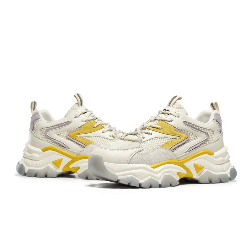 Camel Women's Sneaker Shoes Fashion Ladies Summer New Style Thick Soled Breathable Mesh Casual Chunky Shoes Women Shoes