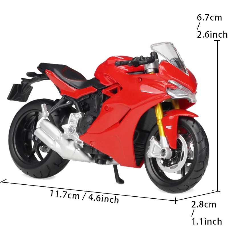 Модели мотоциклов Maisto Ducati Supersports 1/18 1:18 литые модели подарок на день рождения