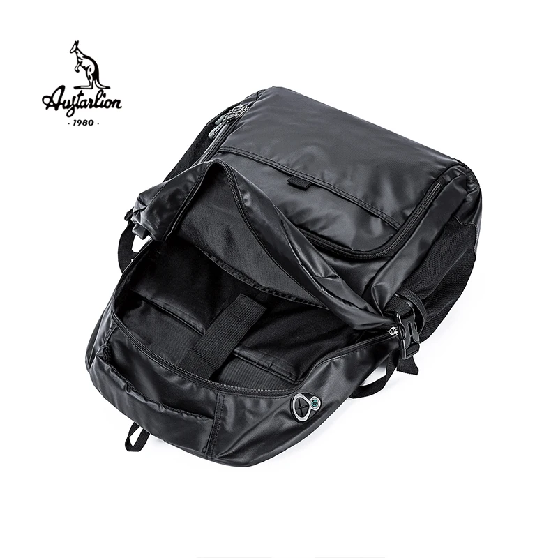 AUGTARLION модные мужские водонепроницаемые Рюкзаки 15 дюймов зарядка через usb для
