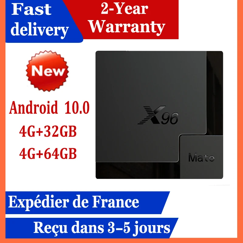 ТВ приставка X96 mate 4 + 64 ГБ Android четырехъядерный процессор Allwinner H616 m3u X96mate 32