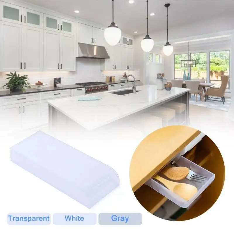 Домашний многофункциональный лоток для карандашей самоклеящийся ящик под