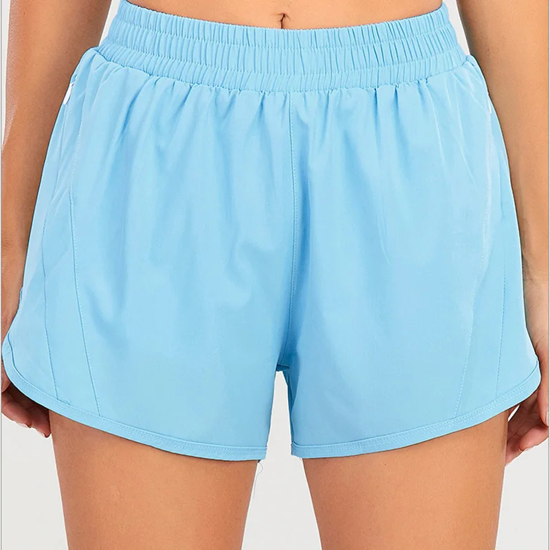 

Alo Yoga Summer Style Women's Ten-color Shorts High Waist Anti-glare Casual Quick-drying Sports Pants Running Fitness Yoga 0160