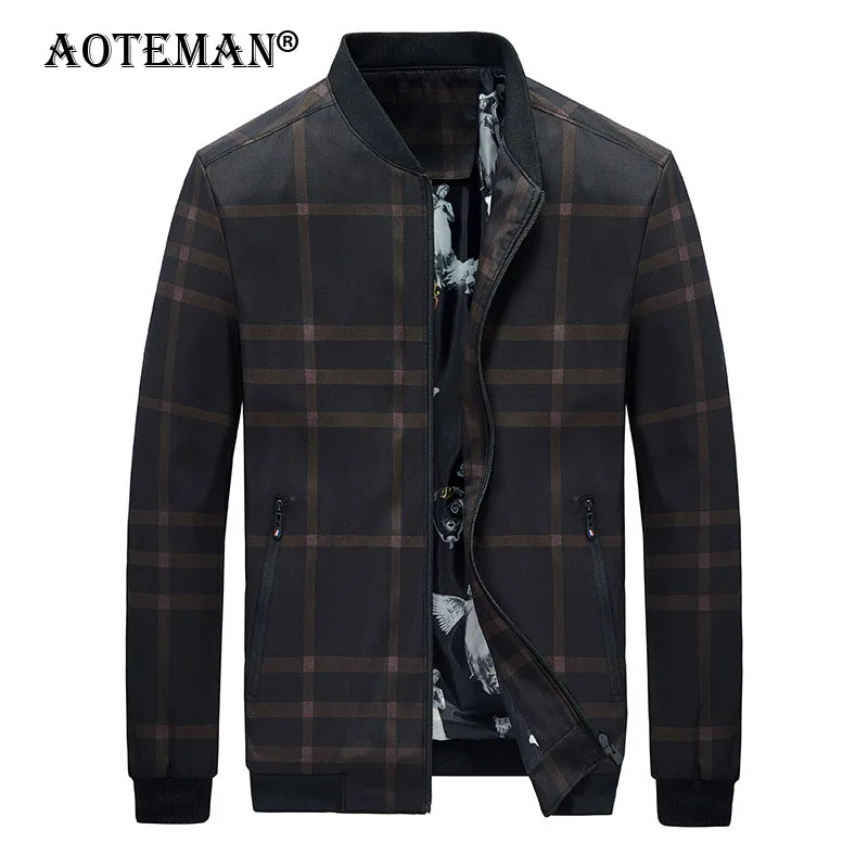 Мужская куртка-бомбер сезон осень-весна пальто приталенная мужская верхняя