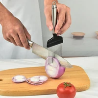 chopper tomato onion vegetable slicer cutting holder aid guide slicing cutter onion handheld knife fork kitchentool dropshipping