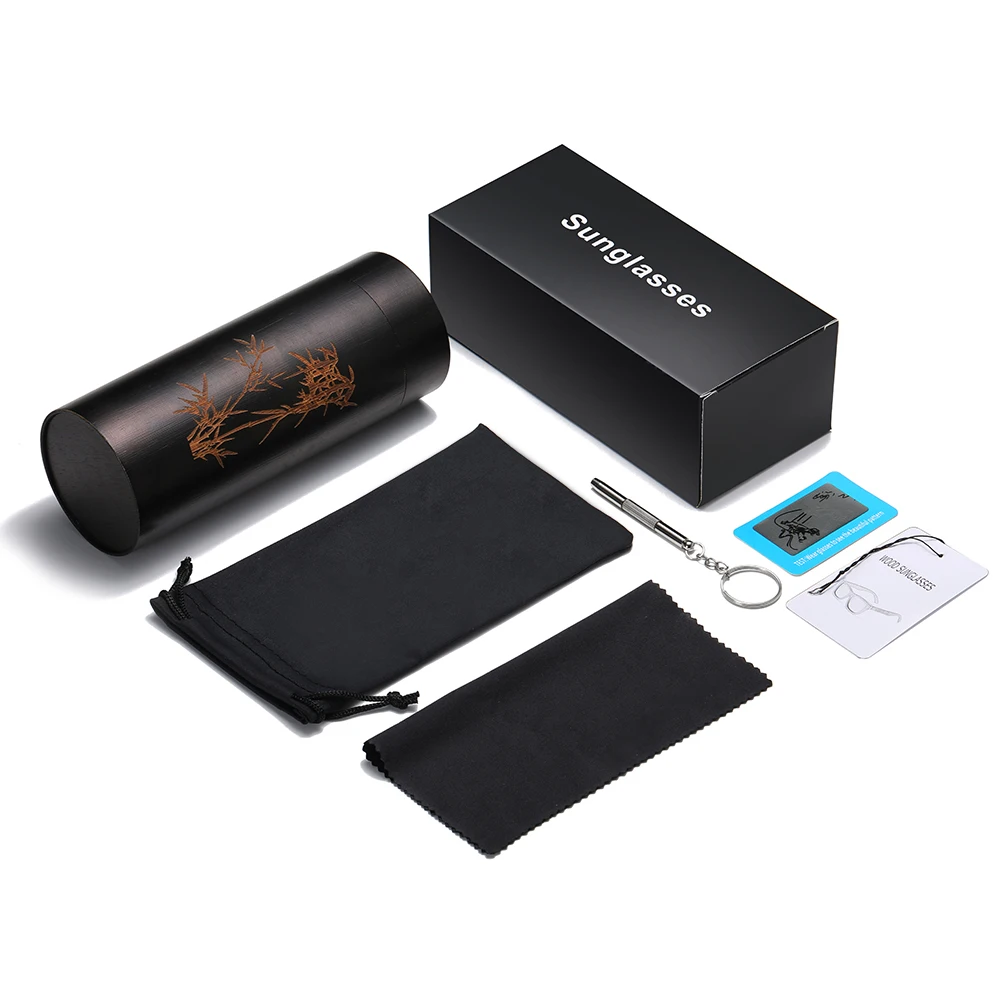 EZREAL деревянные солнцезащитные очки мужские брендовые дизайнерские