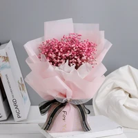 natural preserved flowers gypsophila paniculata baby breath flower bouquets for wedding celebration bouquet valentines day gift