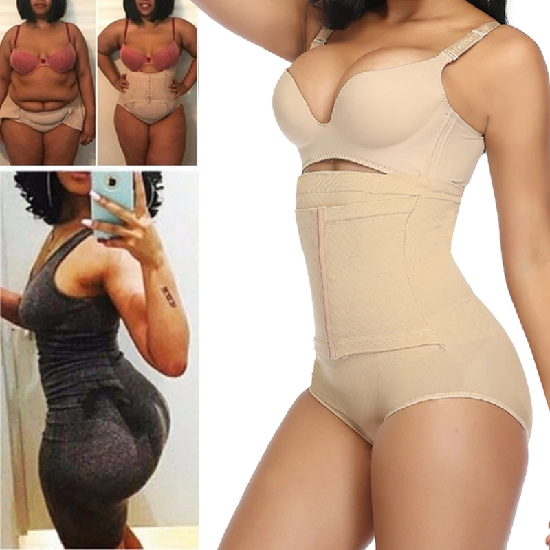 Корсет утягивающий с завышенной талией корсет для живота и подтяжки ягодиц