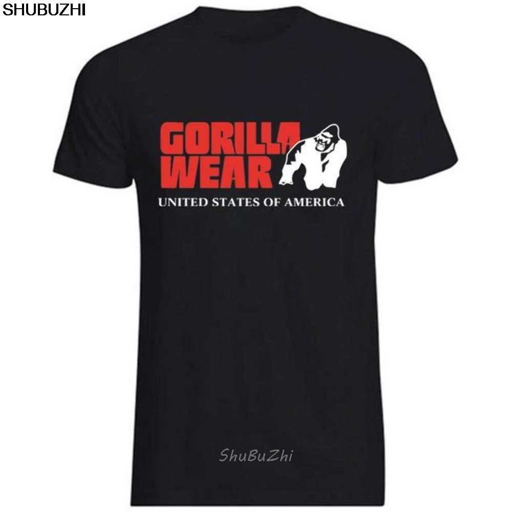 Мужская Повседневная футболка Gorilla Wear Muscle USA крутая унисекс shubuzhi свободная sbz3058 |