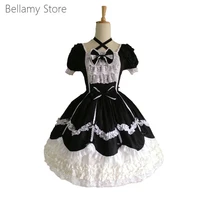 made for you classic gothic lolita daily court lace puffy short sleeve dress 4 colors