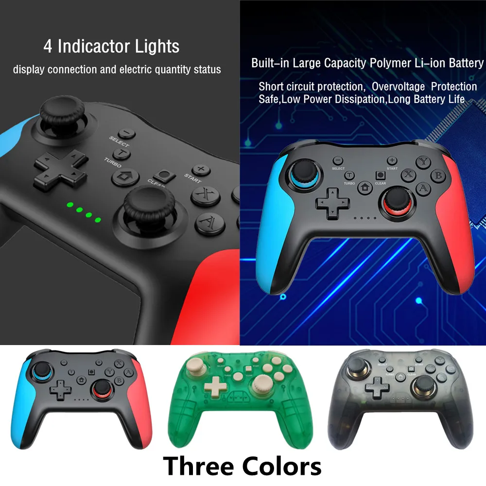 Беспроводной Bluetooth-контроллер 2 4G для Nintendo Switch Pro смартфонов ПК ТВ-приставок