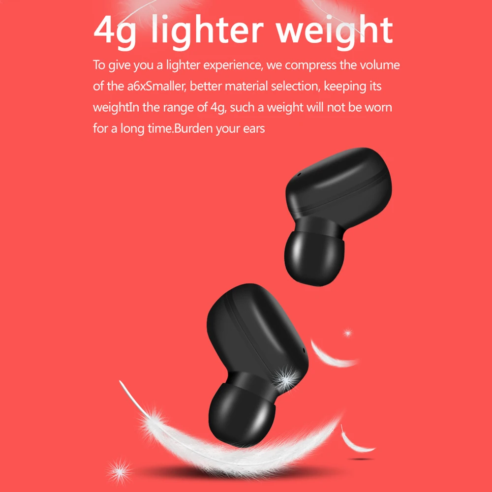 A6X PK GT1 Bluetooth наушники 5,0 TWS HD стерео беспроводные наушники сенсорное управление наушники музыка Спорт гарнитура 310 мАч Внешний аккумулятор