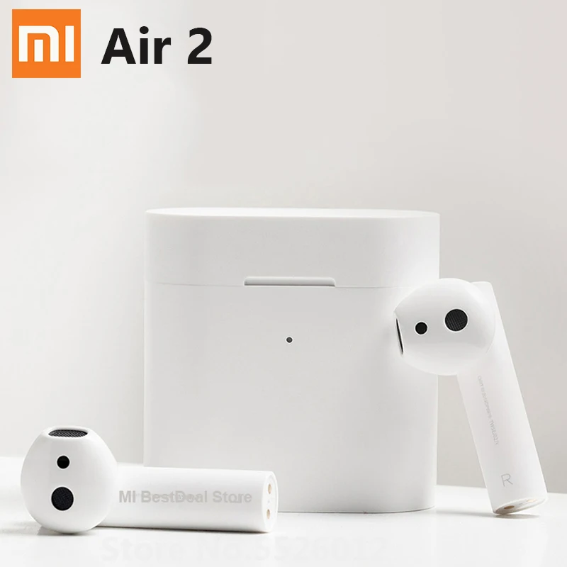 Xiao Mi Air 2 Airdots bluetooth наушников TWS True Wireless Pro LHDC коснитесь управление двойной