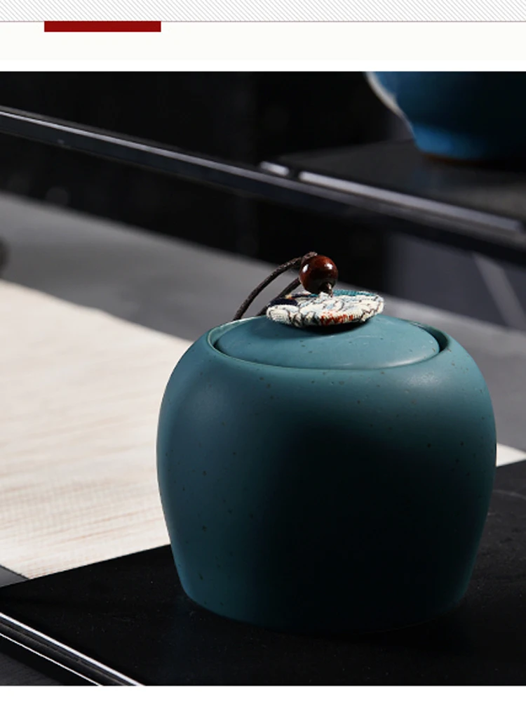 Банки для хранения чайная канистра в китайском стиле кухонные керамические