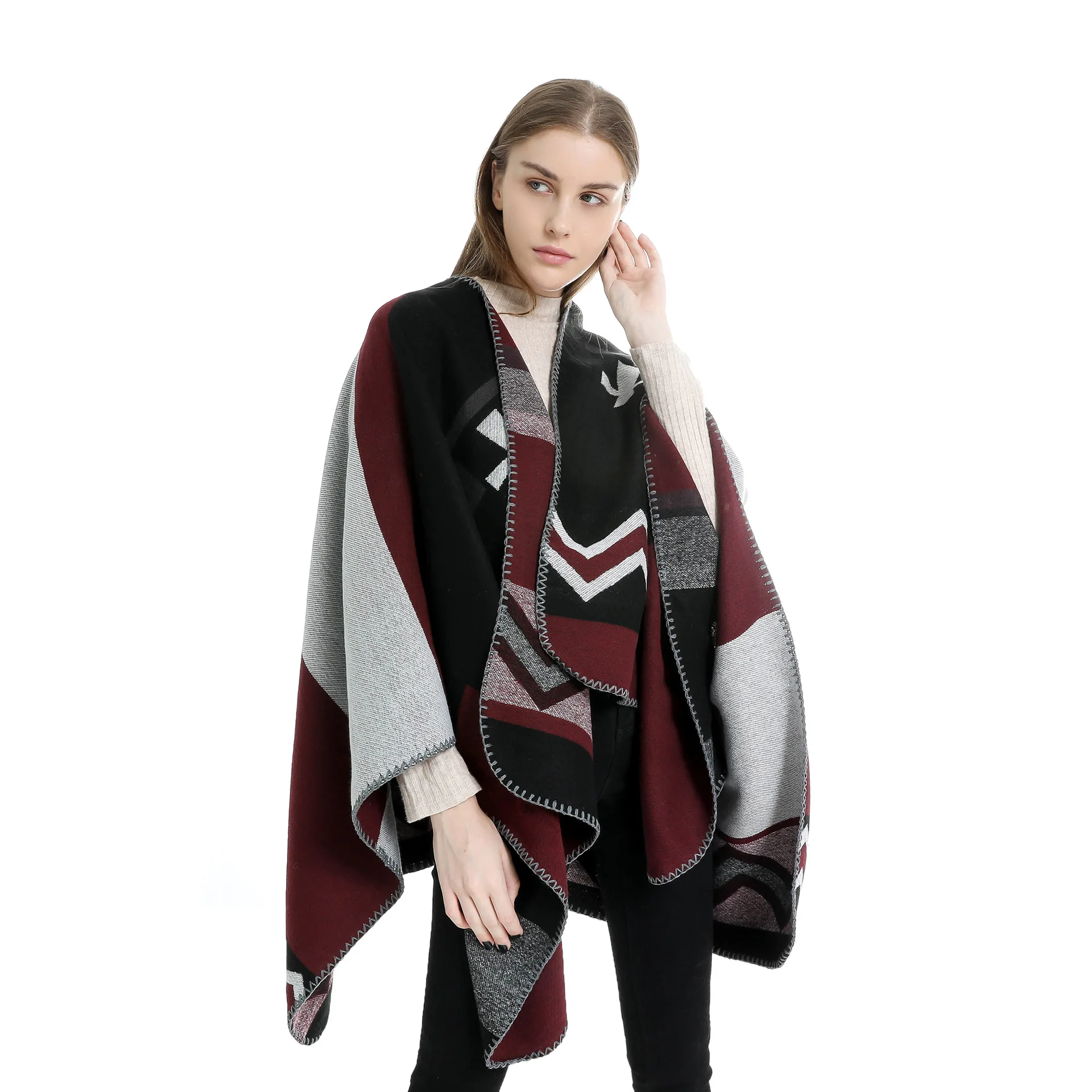 

145*130cm Cashmere imitation Shawl Scarf Autumn Winter Scarves Men Foulard Square Hijab Ladies wrap muffler pareo female hijab