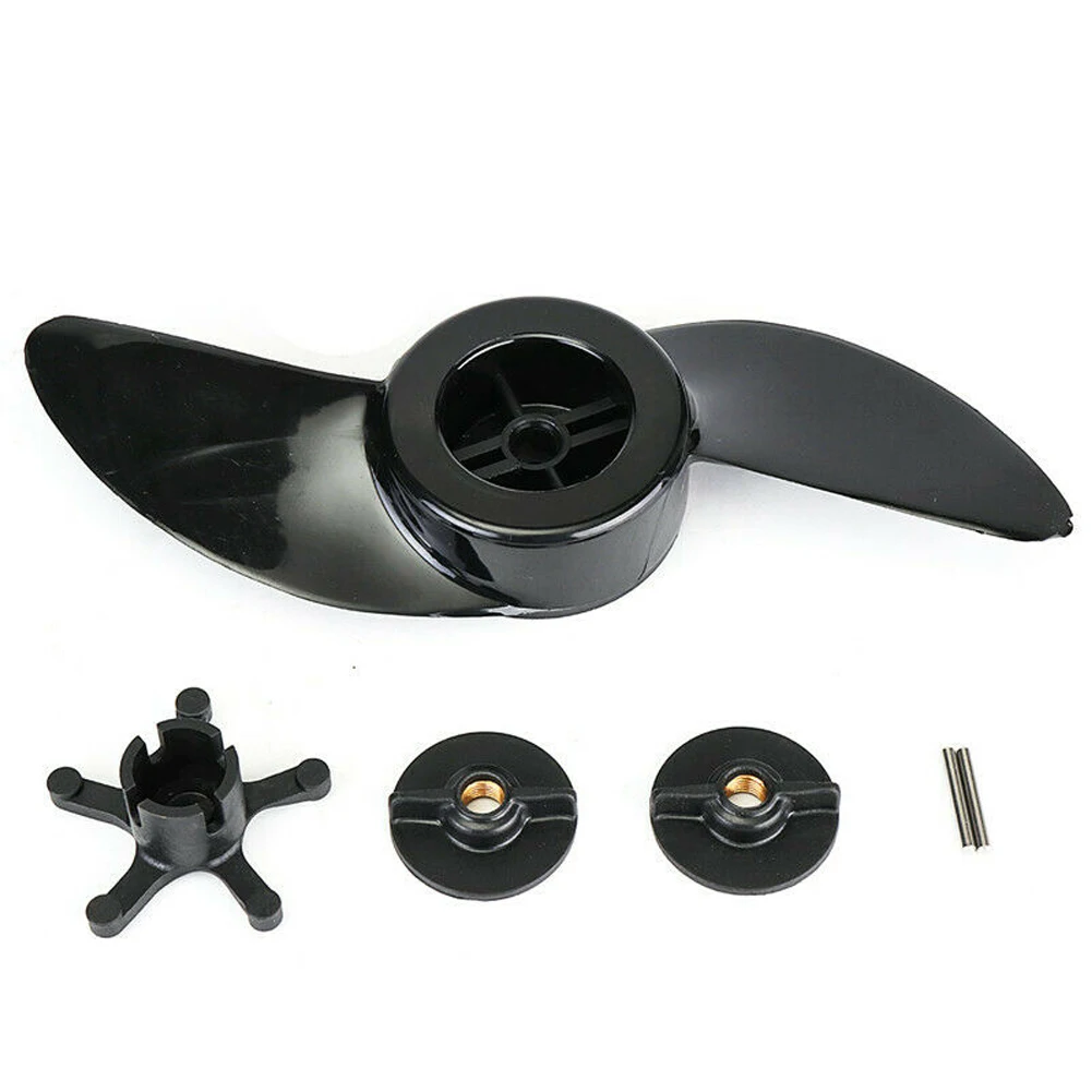 

Stable Electric Engine Outboard Motor Easy Install Practical Replacement Parts Marine 2 Blades Boat Propeller For Haibo ET34L