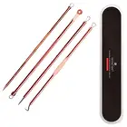 Инструмент для удаления чёрных точек на лице, 4 шт.компл., нержавеющая сталь, игла для удаления акне