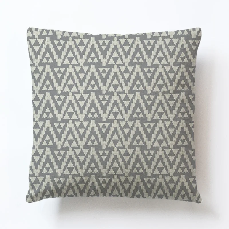 Современная Геометрическая наволочка черно белая полосатая волна классический